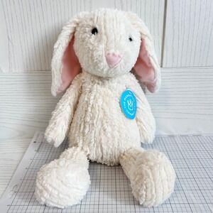 Manhattan Toy Adorables Cloud Bunny Plush Toy Pink Ears Soft Cream
